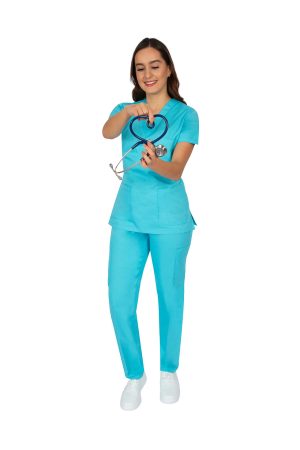 OFERTA Traje quirúrgico dama turquesa (201014)
