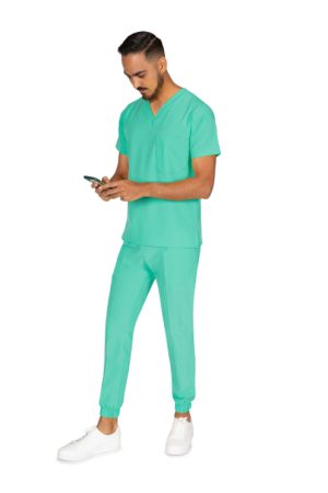 OFERTA Traje jogger caballero repelente menta(105025)