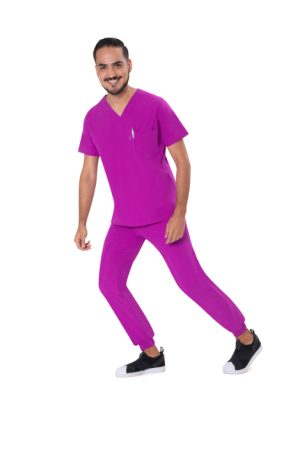 Traje jogger caballero repelente bugambilia (105017)