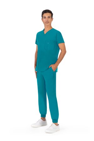Traje jogger caballero repelente jade(105077)