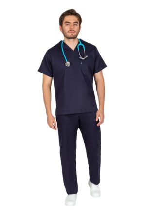 Traje quirúrgico caballero marino(10093)
