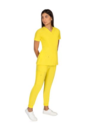 Traje jogger dama repelente amarillo(208513)