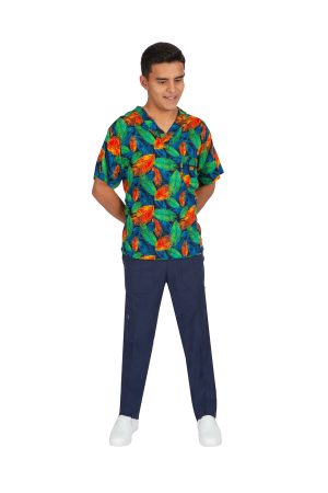 OFERTA Filipina quirúrgica caballero hojas de color(111688)