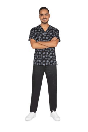 OFERTA Filipina quirúrgica caballero hojas grises (111686)